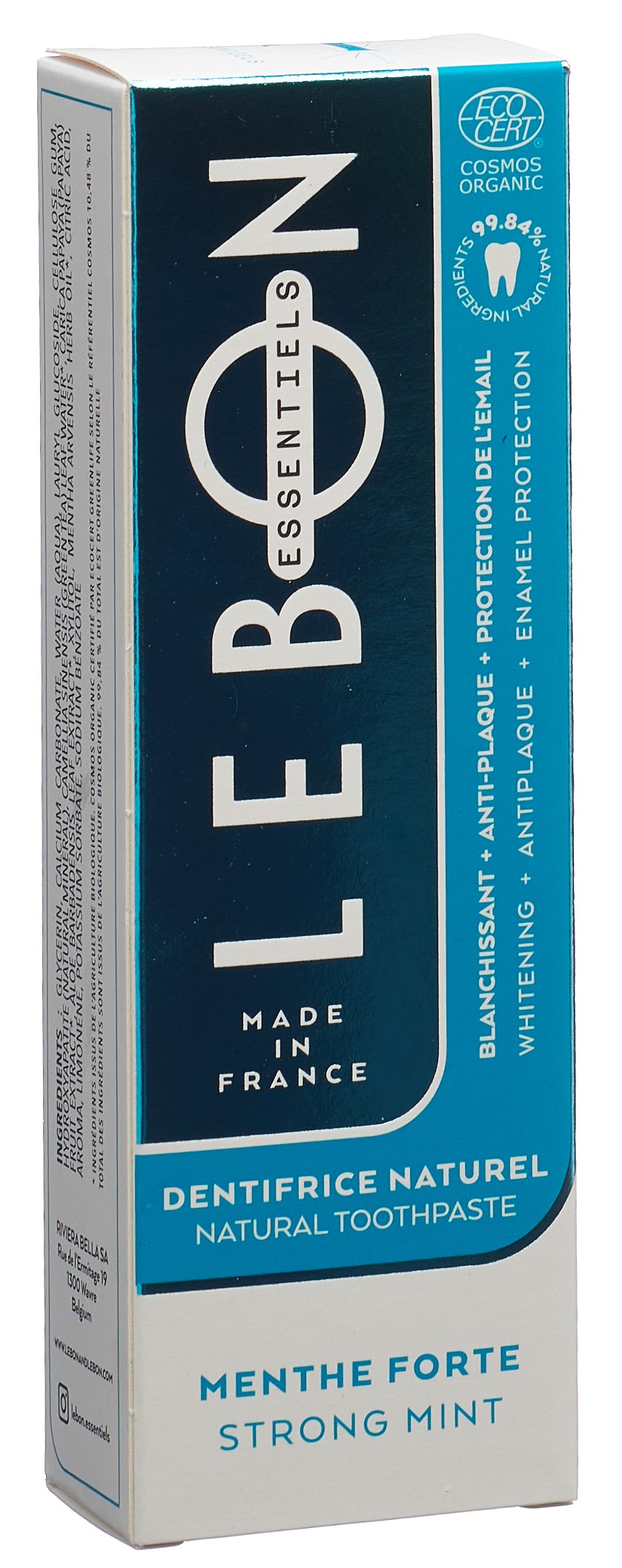 LEBON ESSENTIELS Zahnpasta starke Minze Bio 80 ml