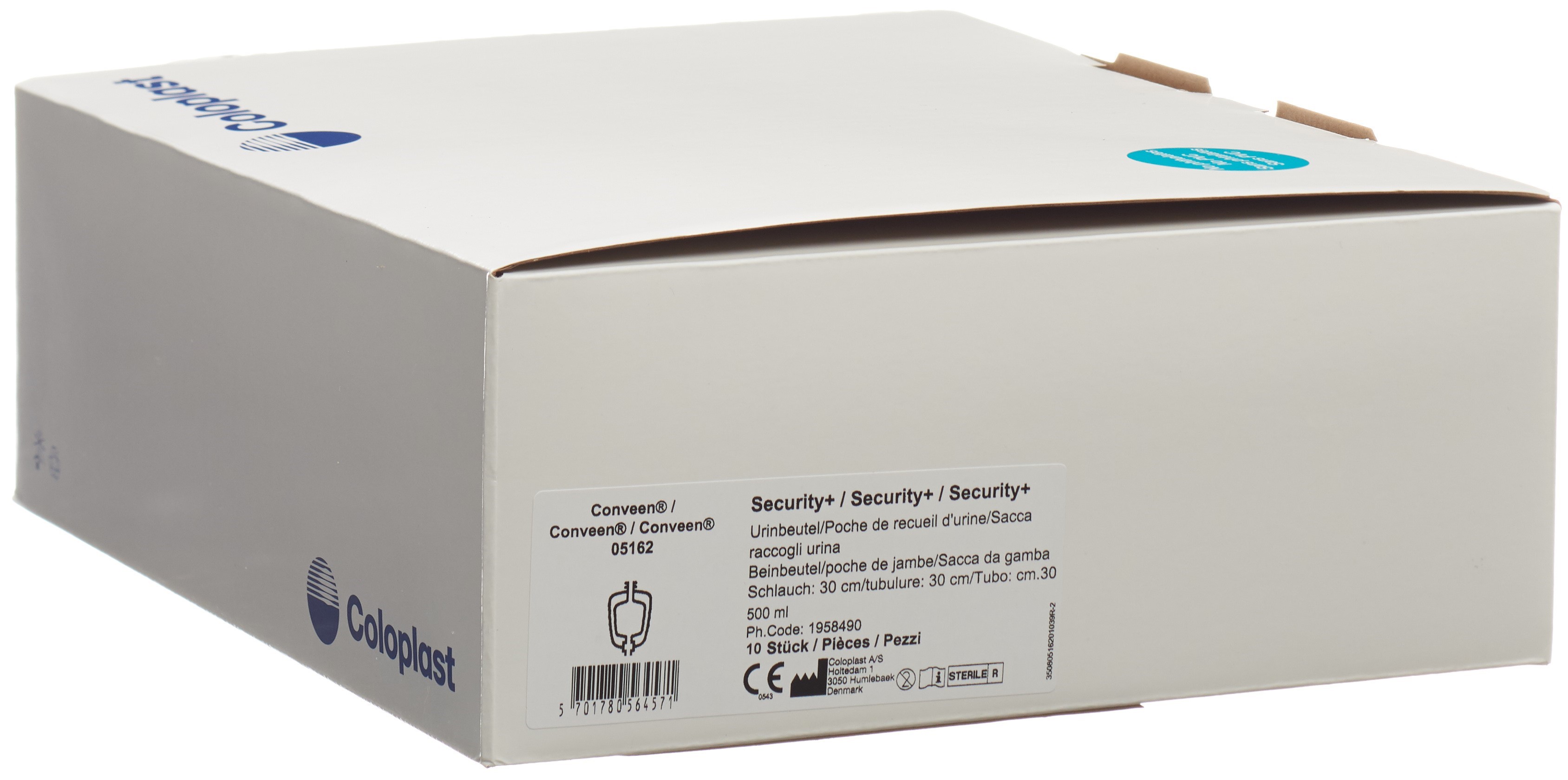 CONVEEN SP Beinbeutel 500ml 30cm RV st 10 Stk