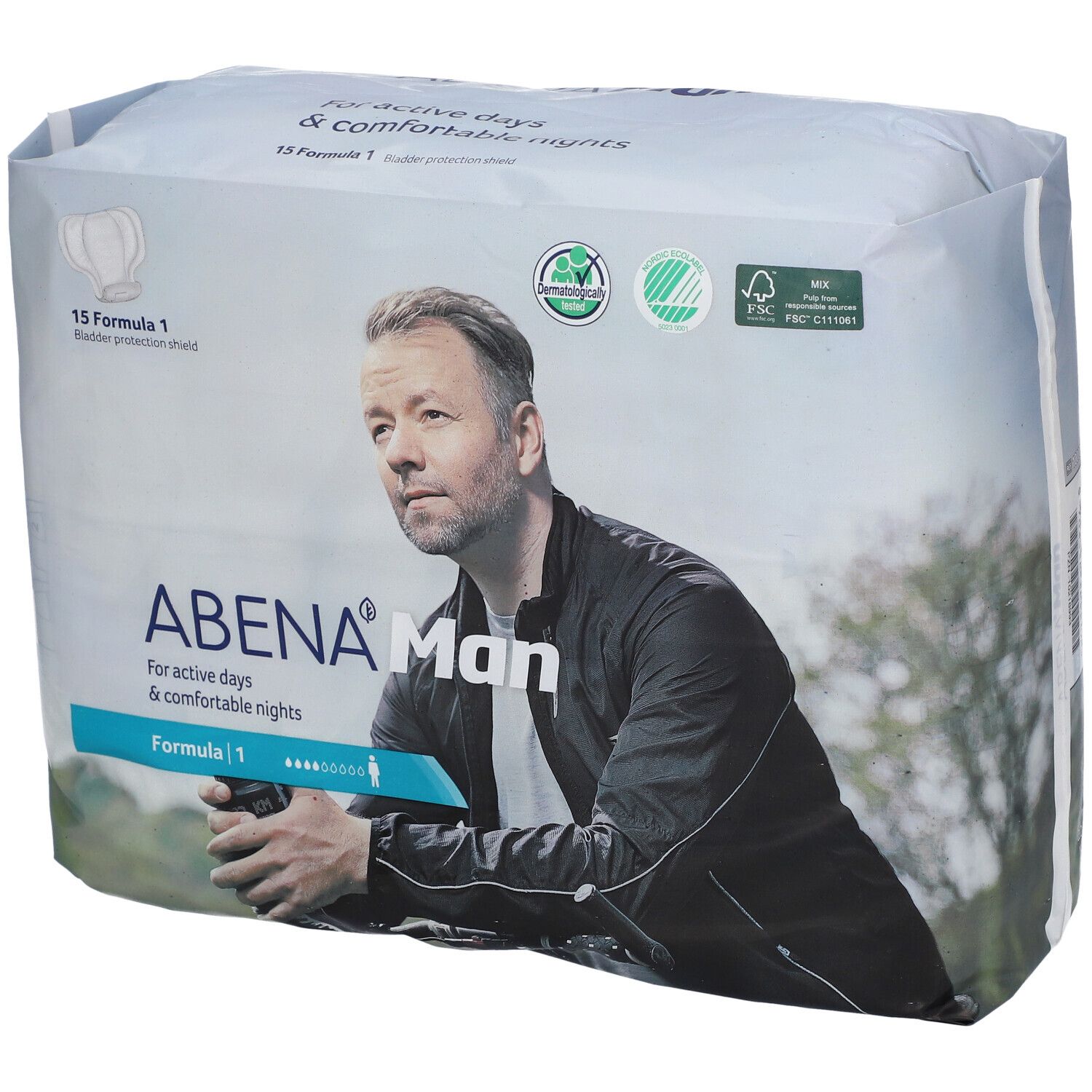 ABENA MAN Formula 1 23x29cm 450ml Btl 15 Stk