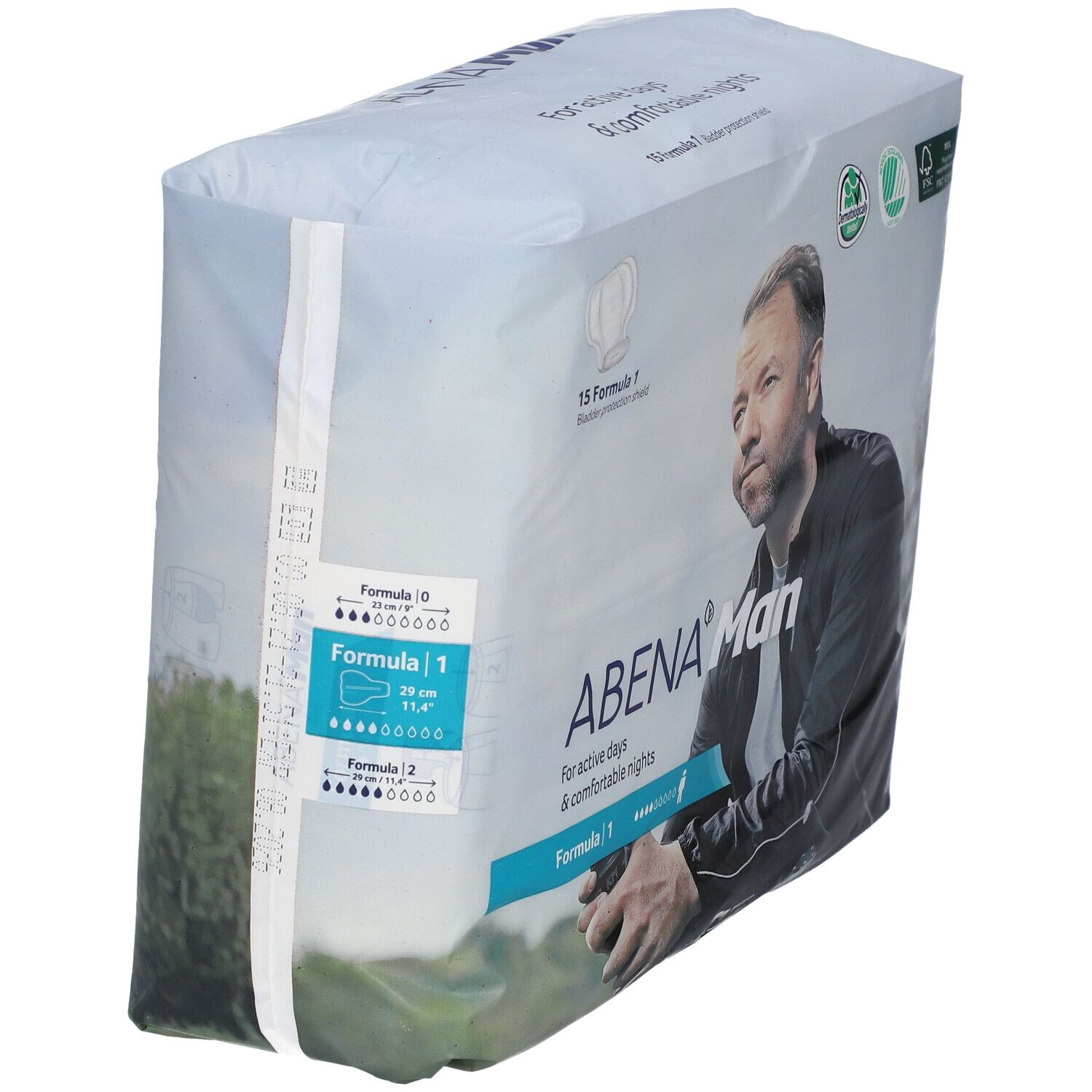ABENA MAN Formula 1 23x29cm 450ml Btl 15 Stk