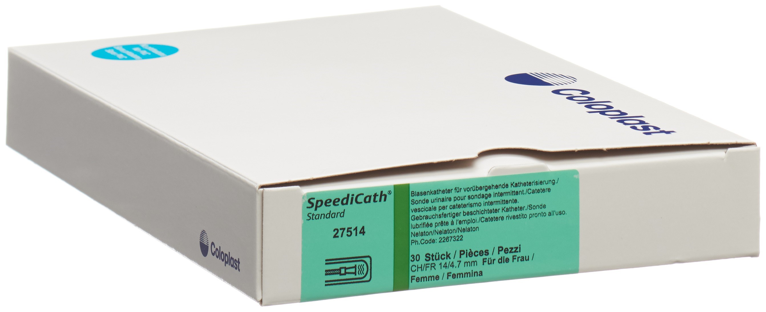 SPEEDICATH sonde 1x CH14 20cm femme nélat 30 pce