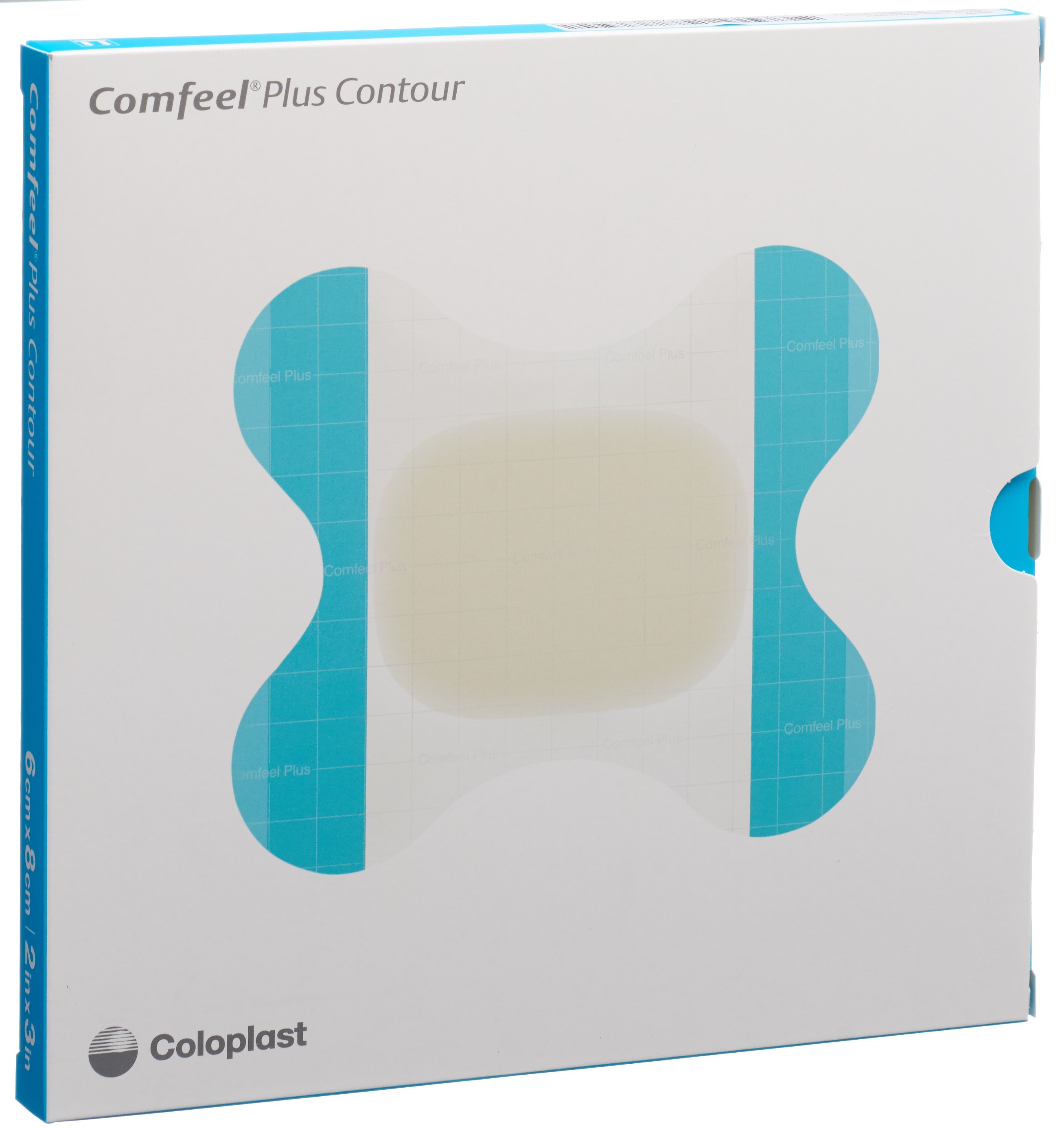 COMFEEL Plus Wundverband contouriert 6x8cm 5 Stk