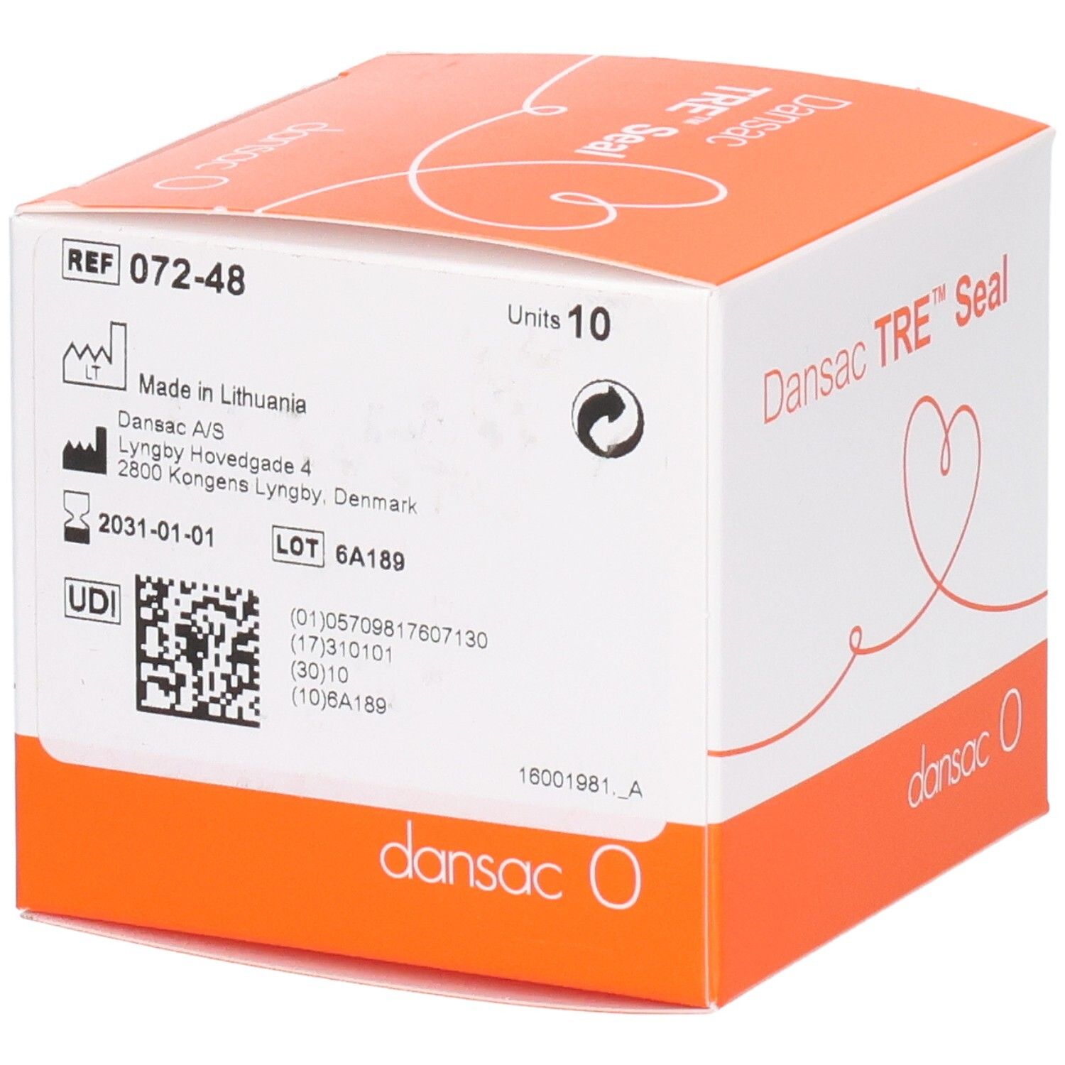 DANSAC TRE Seal Hautschutzr 48/2.3mm Loch 10 Stk