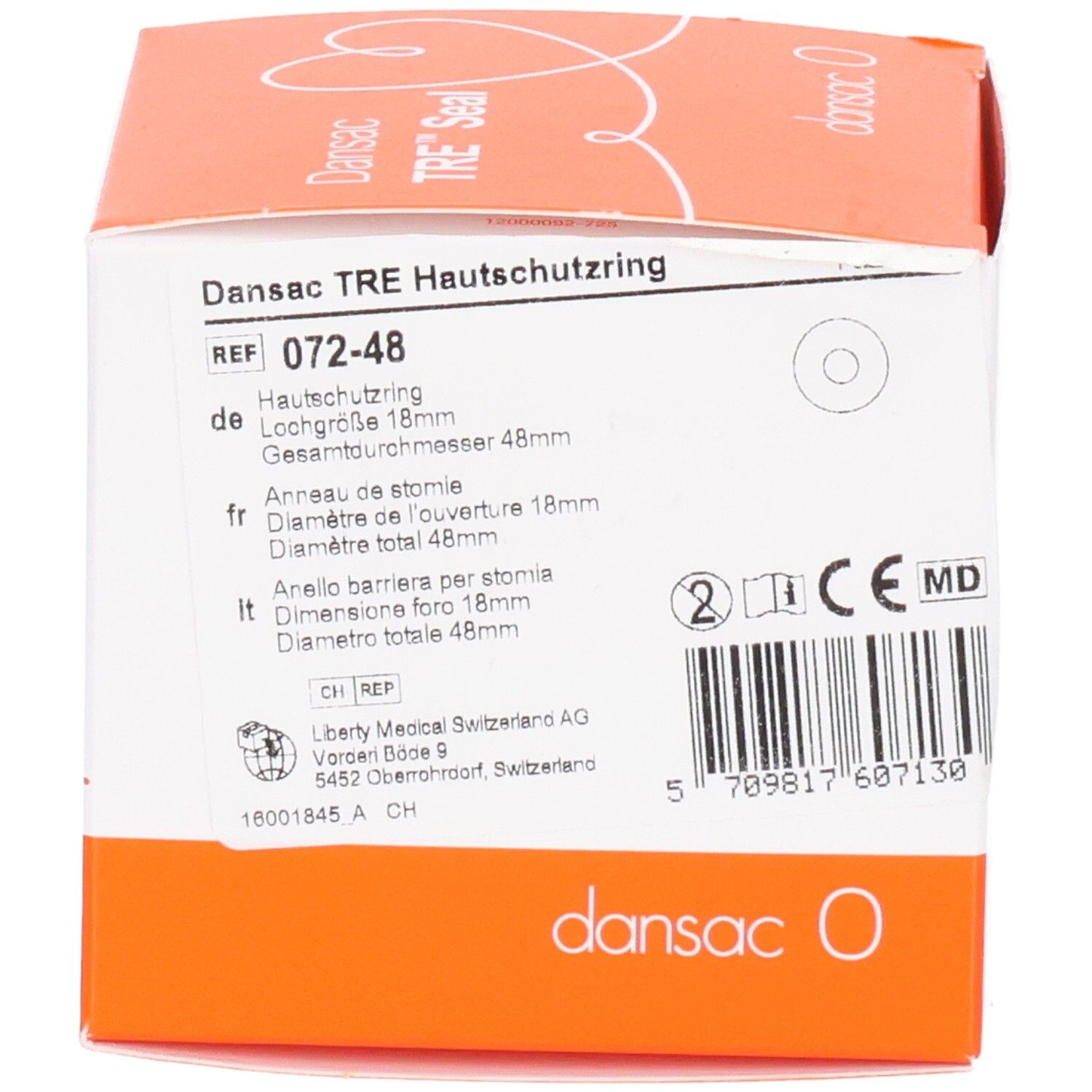 DANSAC TRE Seal Hautschutzr 48/2.3mm Loch 10 Stk