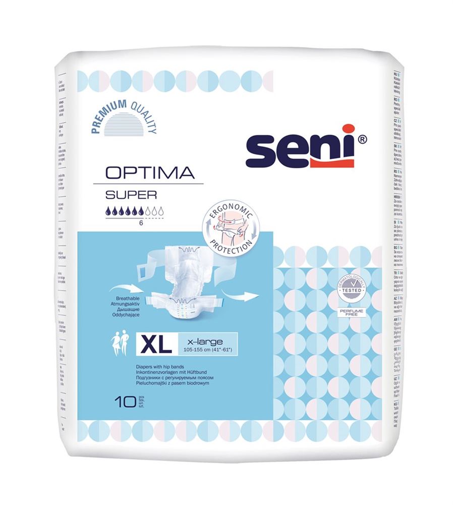 SENI Optima Super Vorlagen XL Hüftbund 10 Stk