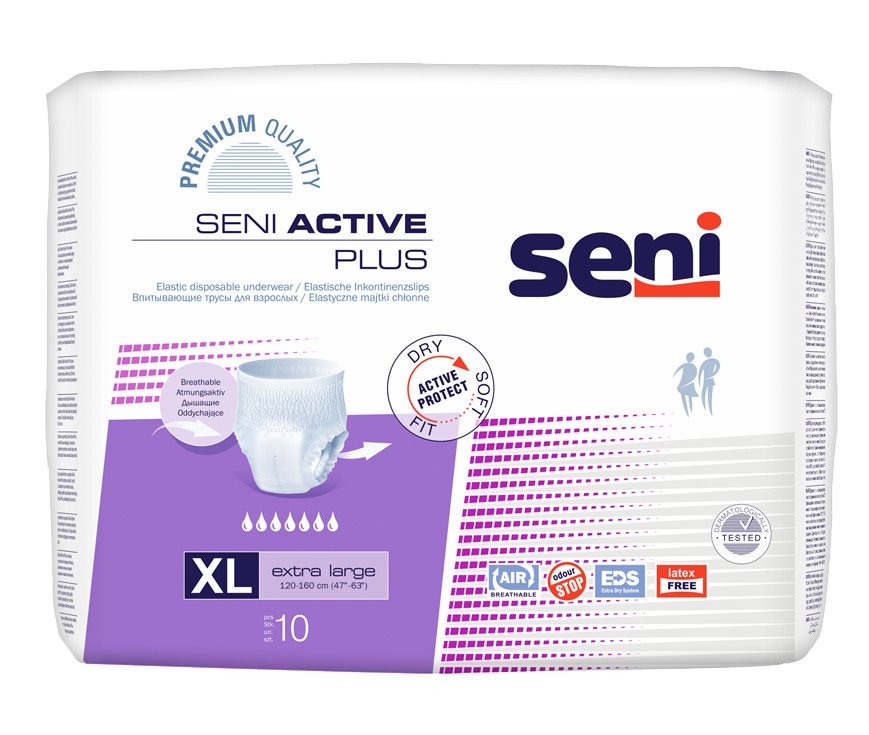 SENI Active Plus Pants XL 10 Stk
