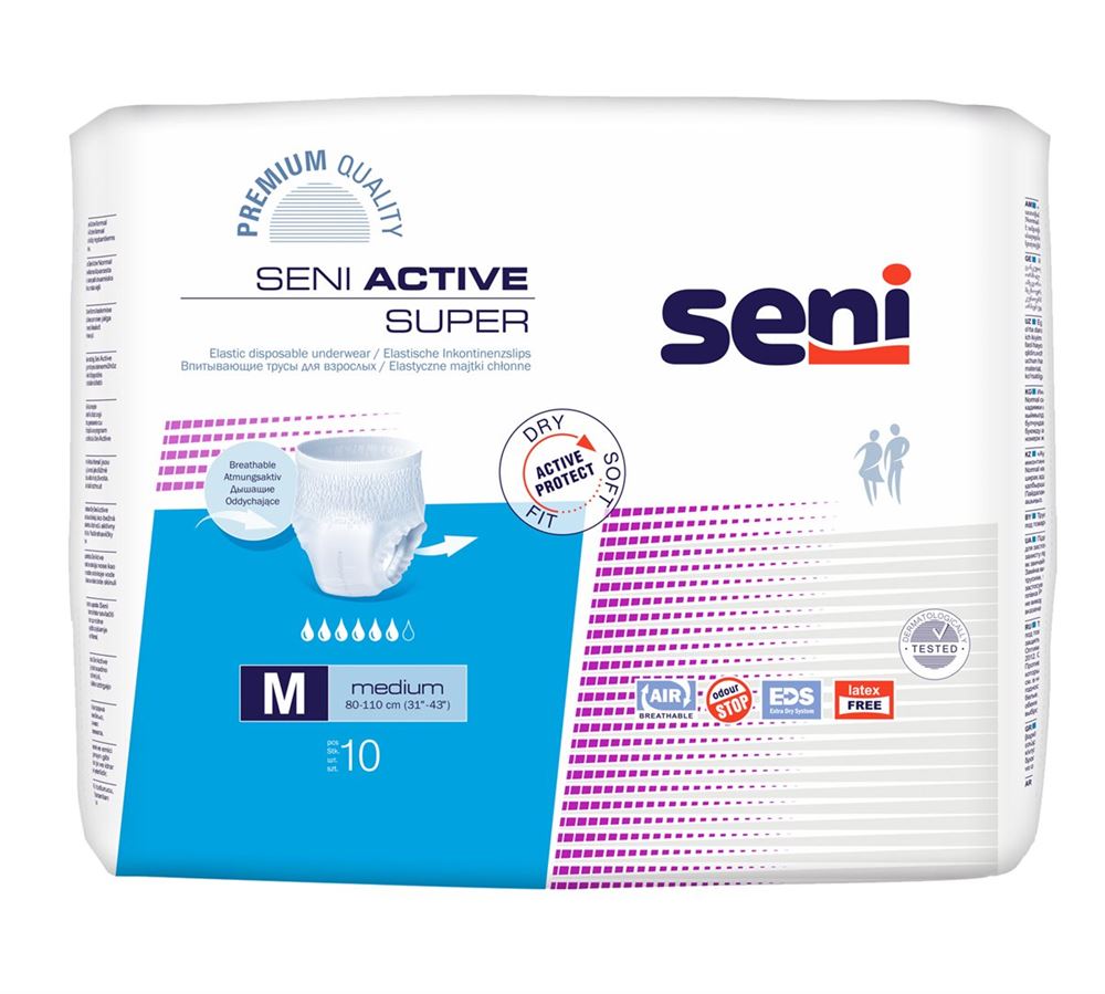 SENI Active Super Pants M 10 Stk