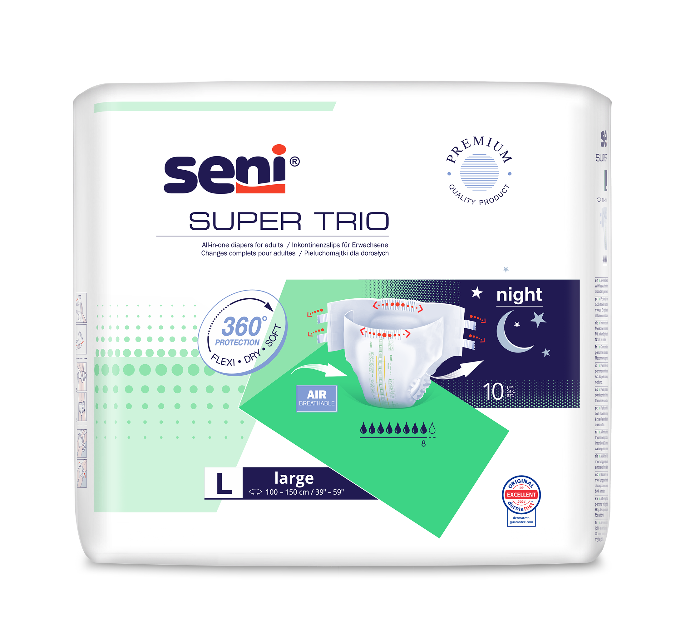 SENI Super Trio L Btl 10 Stk