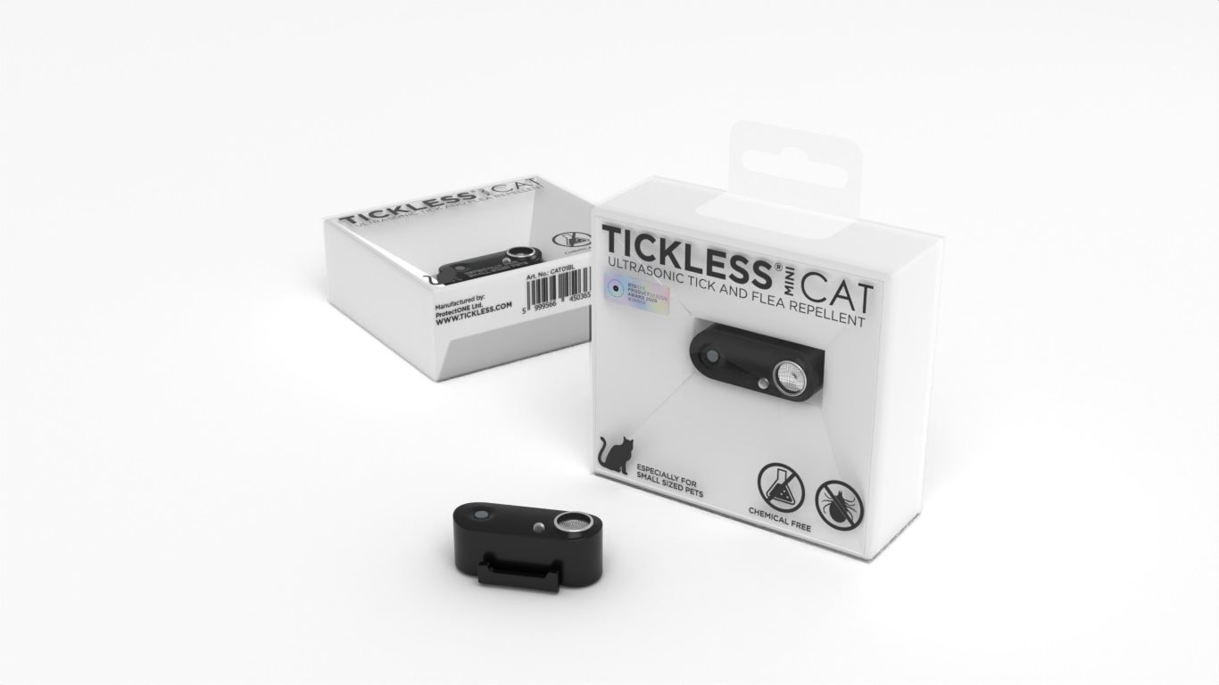 TICKLESS Mini Pet Cat Zecken-/Flohschutz schwarz