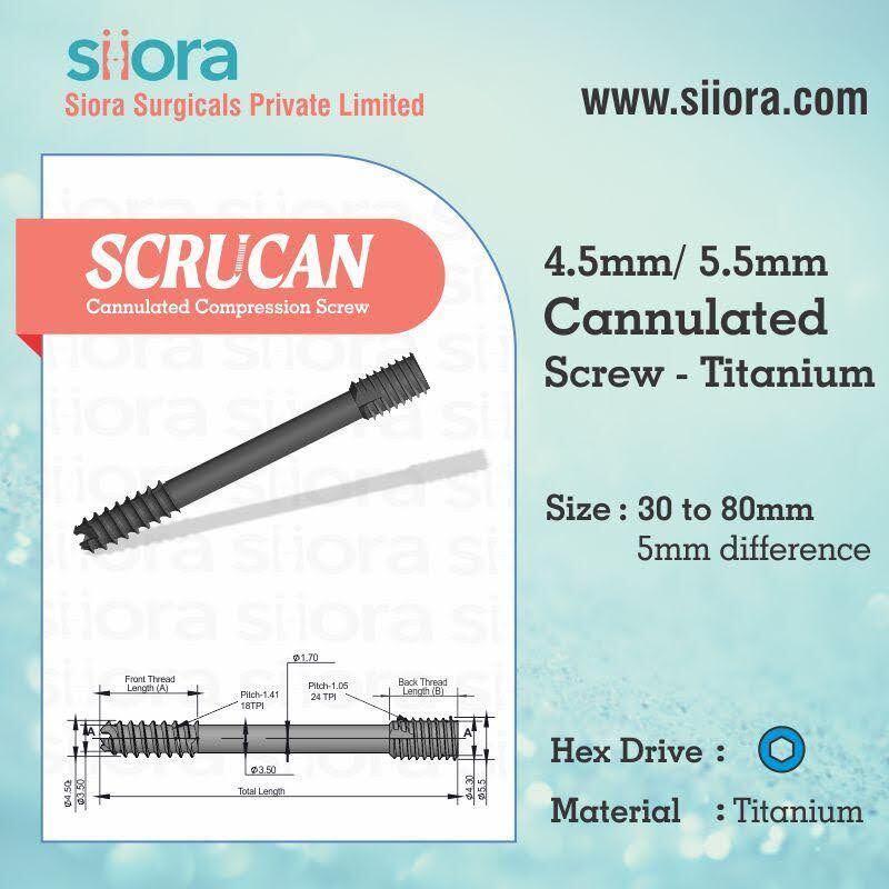 SCREW 6959552 4.5 X 52MM CANNULATED MAS