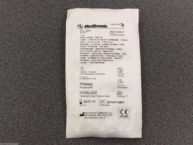 CANNULA 30001 VESSEL 1 WAY BLUNT TIP 3MM