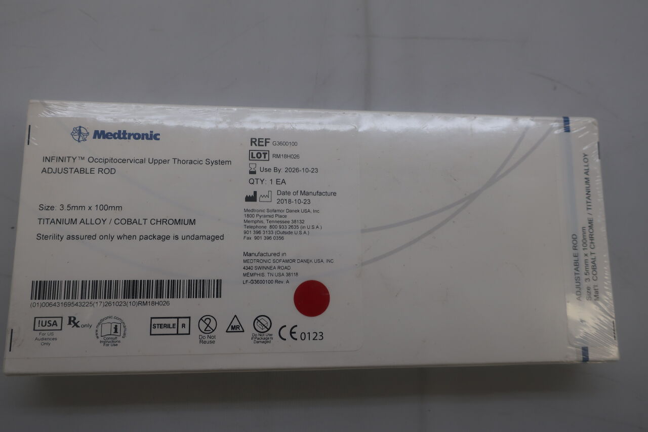 ROD G3600200 OC ADJUSTABLE TI 3.5 X 200