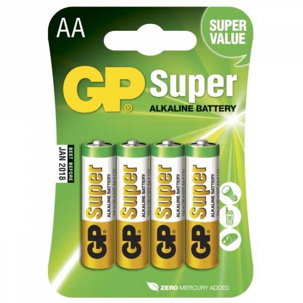 BATTERY ACC-LR6 4PK ULTR AA EN