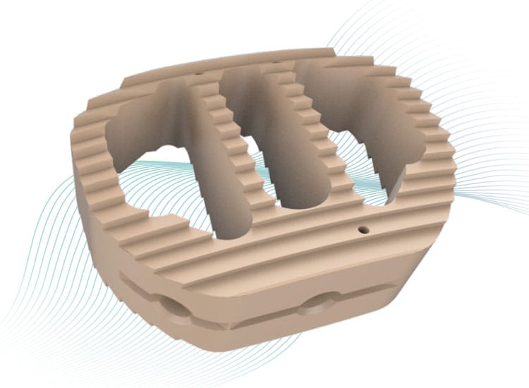 CAGE 369120810 MEDIUM TI ALIF 8DEGX10MM
