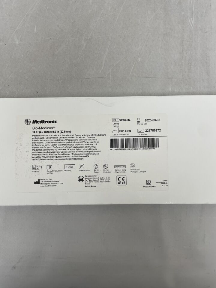 CANNULA 96830-114 BIO-MED VEN 14FR EA