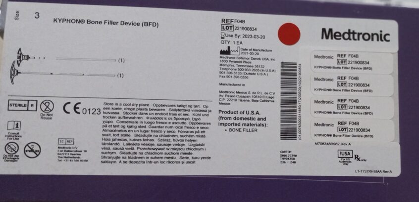 BONE FILLER DEVICE F04B  SIZE 3-RB