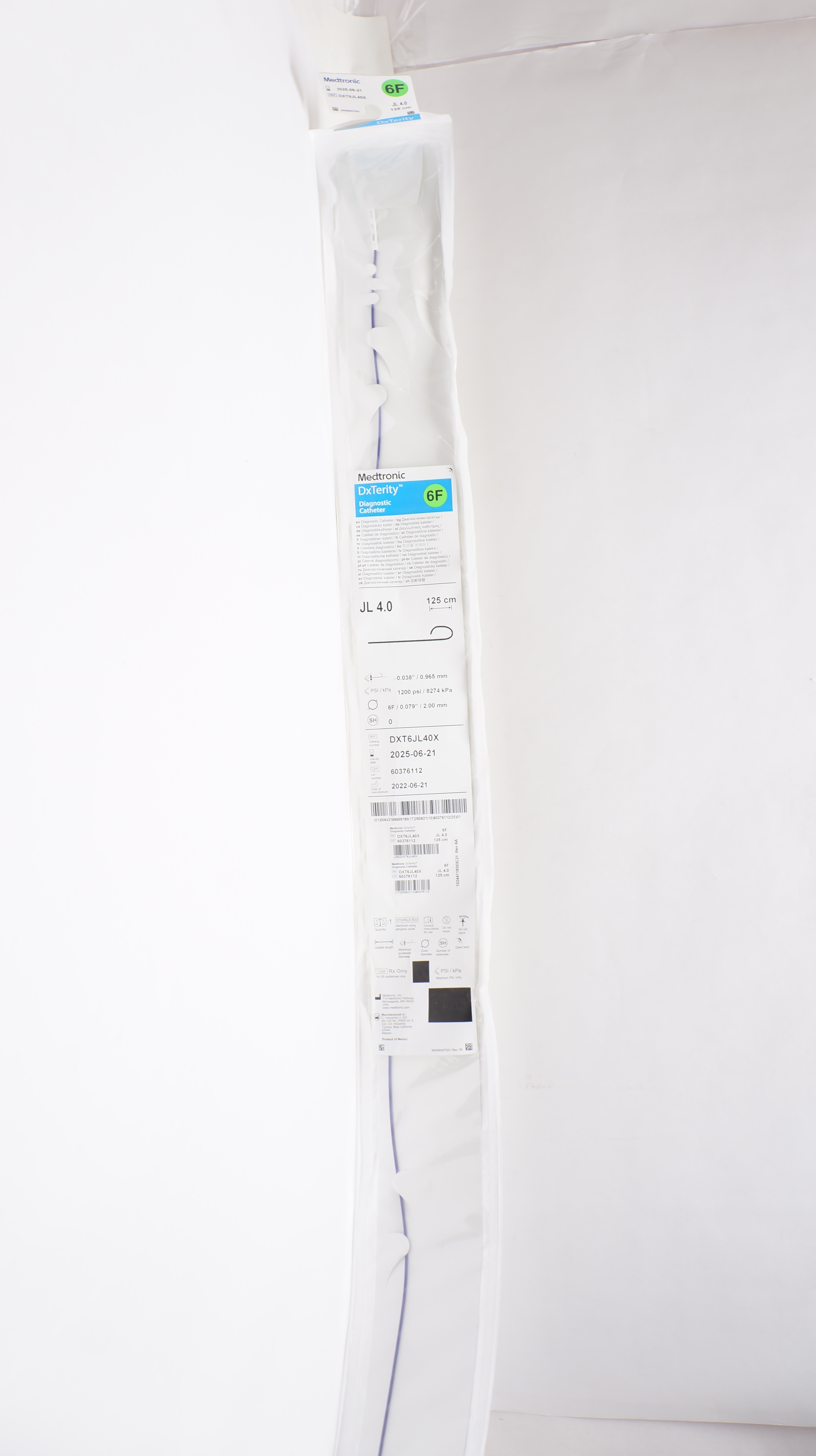CATH DXT6JR40 DXTERITY 6F 100CM JR40