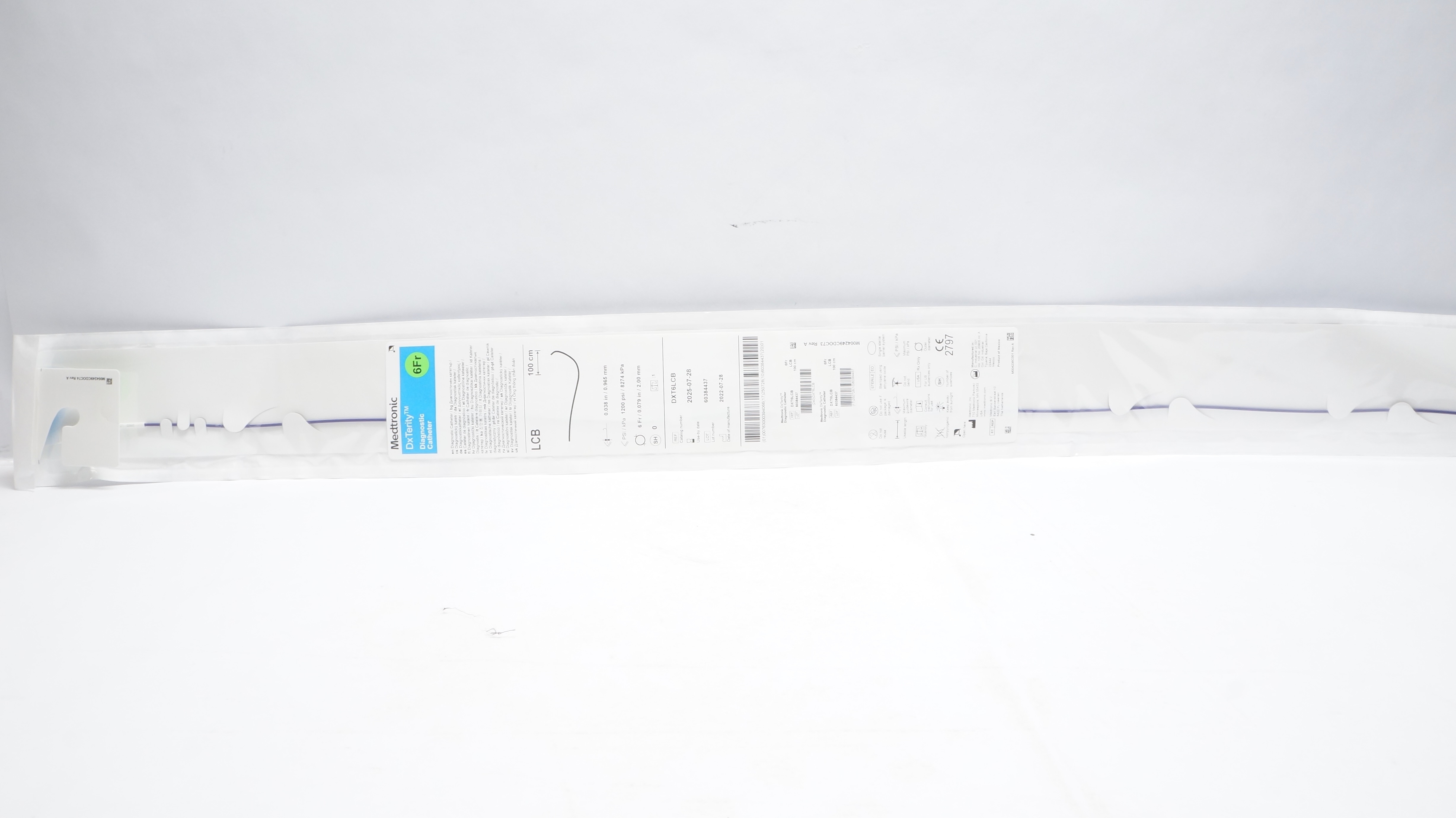 CATH DXT6LCB DXTERITY 6F 100CM LCB