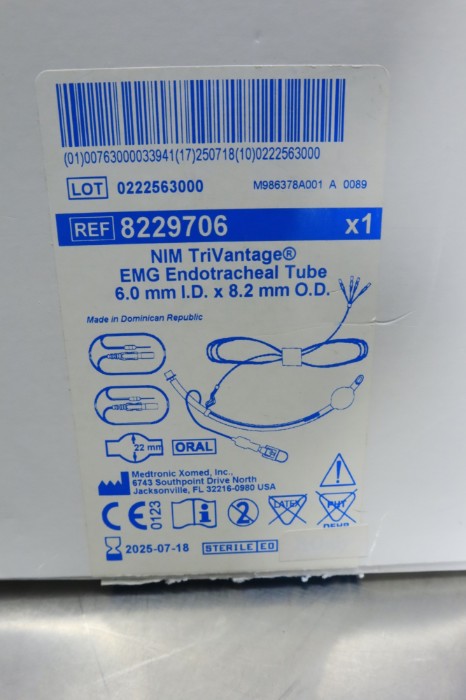 EMG TUBE 8229706 NIM TRIVANTAGE 6.0MM ID