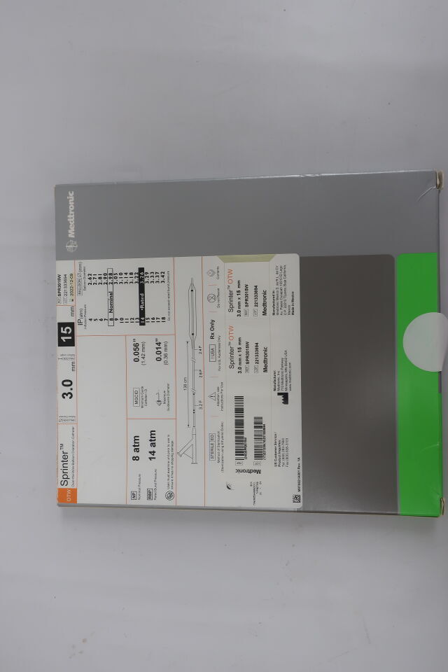 3.0MM X 10MM SPRINTER OTW BALLOON DILATA
