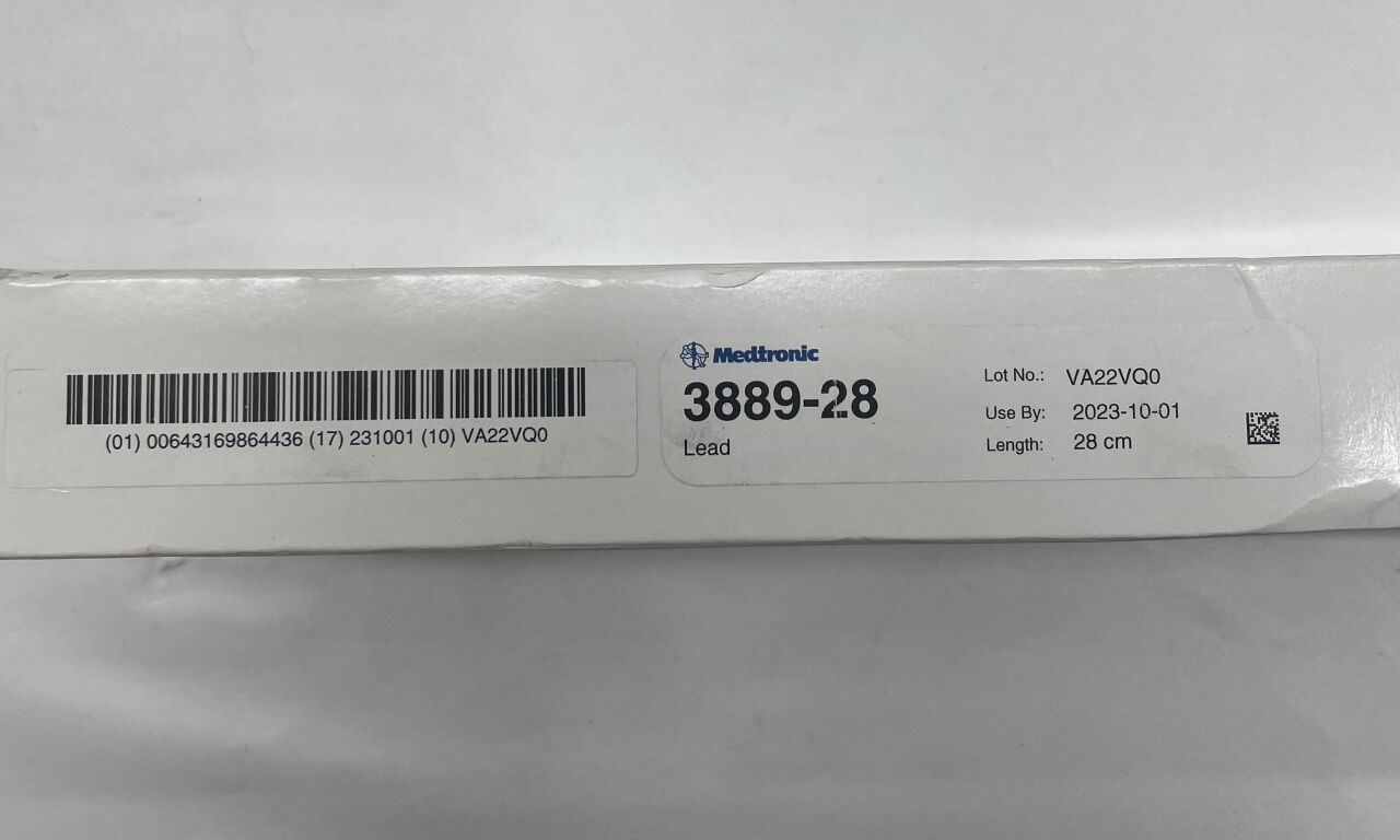 Tined Lead, 3889-28, InterStim,US 28 cm