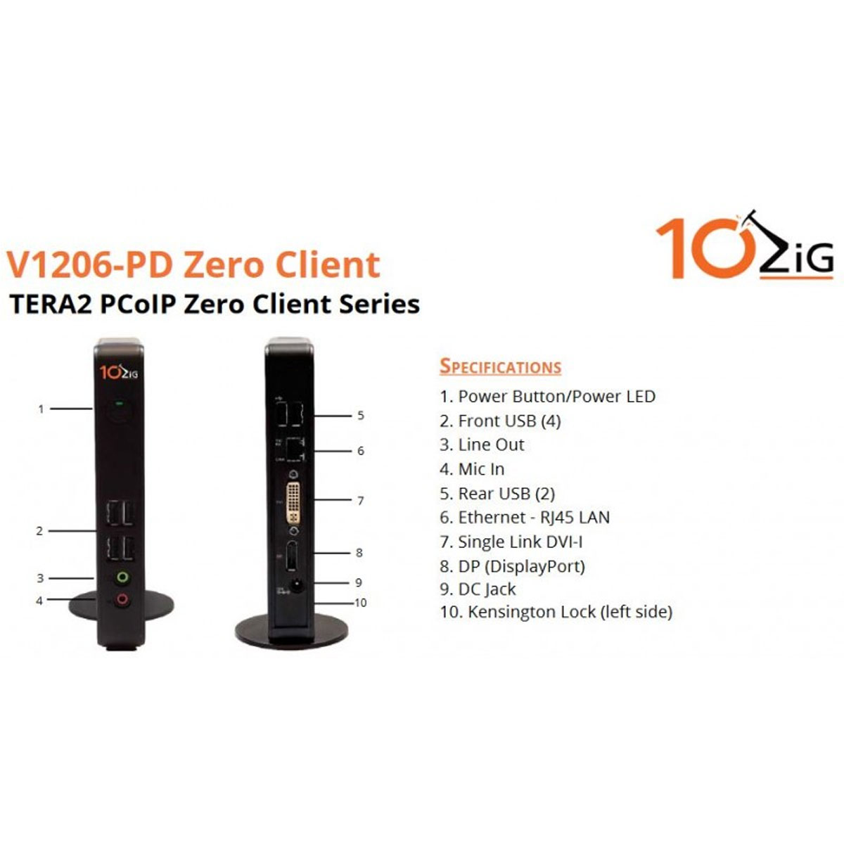 PCOIP 9735796 ZERO CLIENT S8 SVC