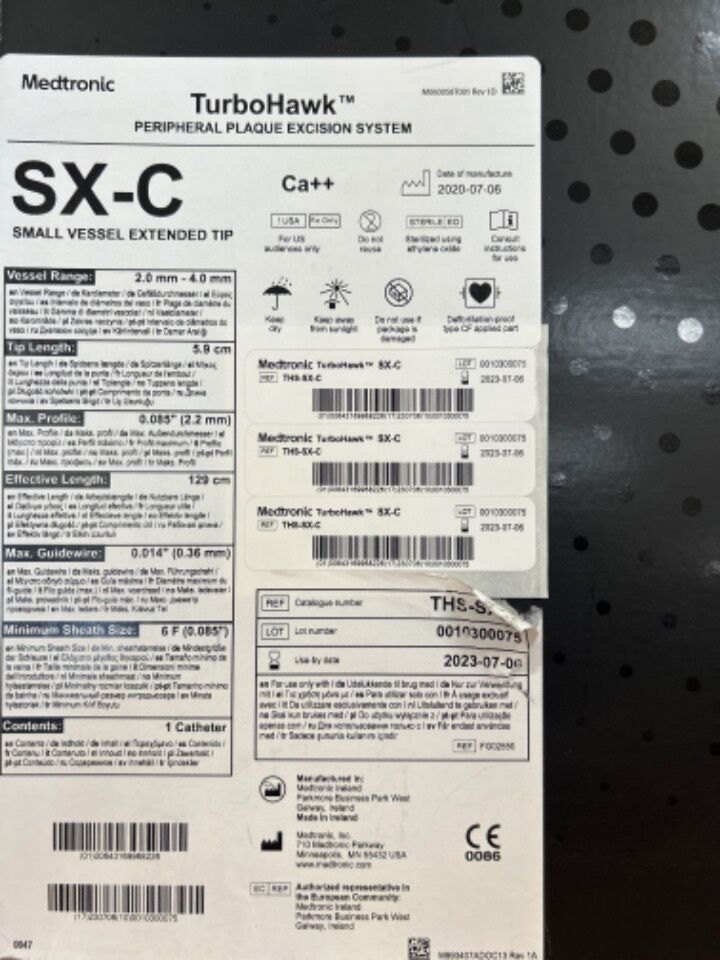 ATHERECTOMY THS-SX-C TURBOHAWK BTK