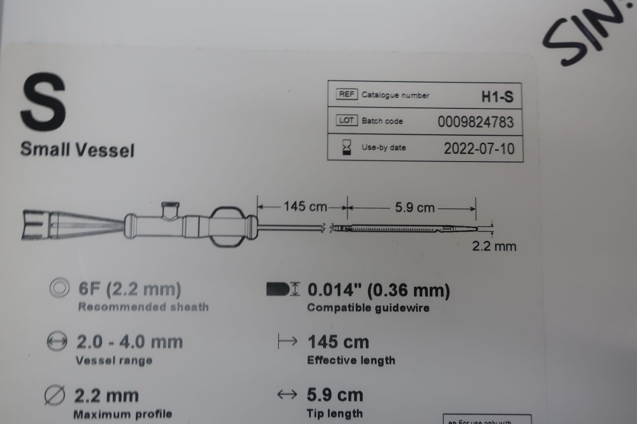 ATHERECTOMY H1-S-INT HAWKONE S