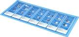 CASE 176-506 ATLANTIS PLATE TRAY LOWER