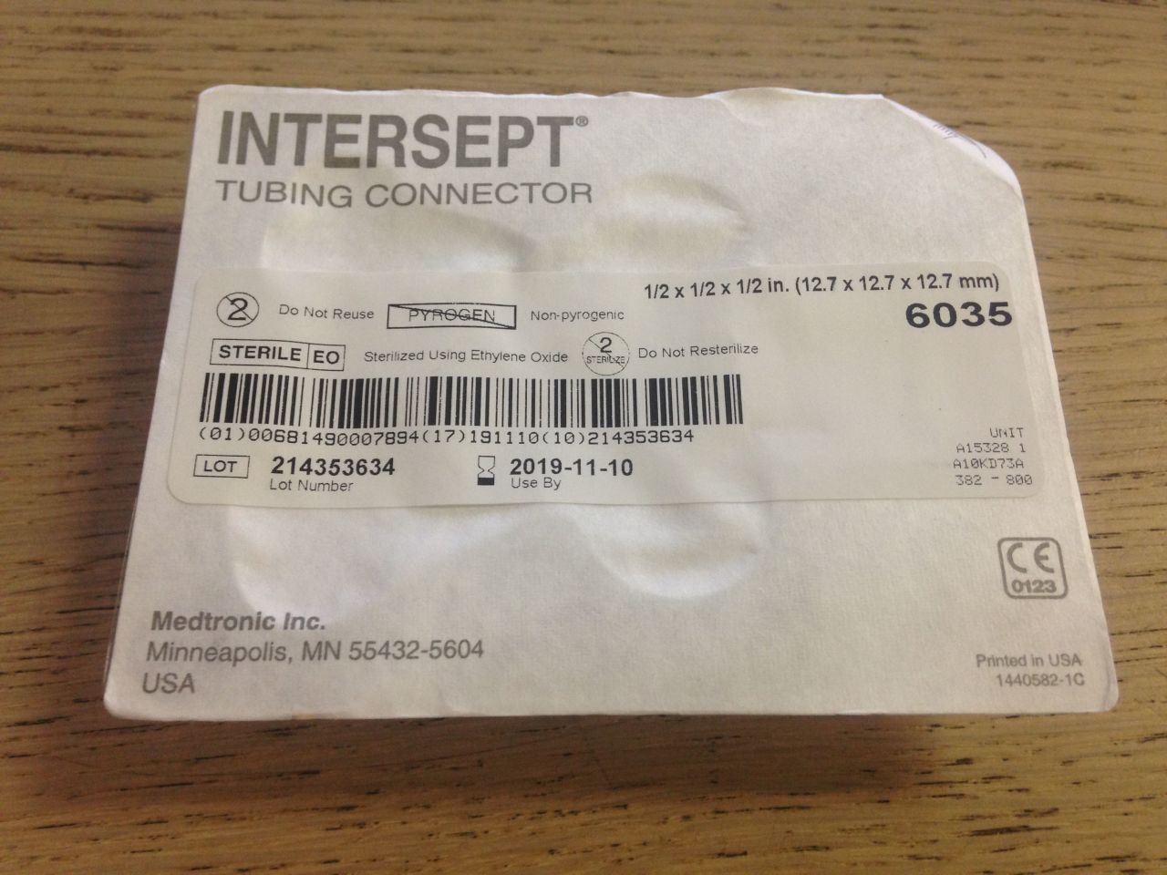 CONNECTOR 6035 1/2X1/2X1/2 Y