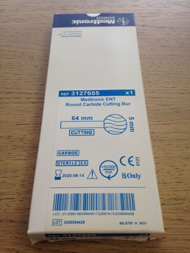 BUR 3127655 5MM 64MM L ROUND CARBIDE