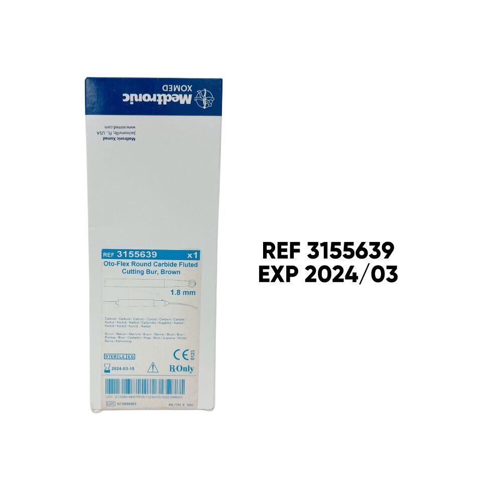 BUR 3155639 OTO-FLEX 1.8MM CARBIDE BROWN