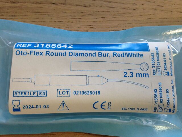 BUR 3155642 OTO-FLEX 2.3MM DIAMOND RED/W