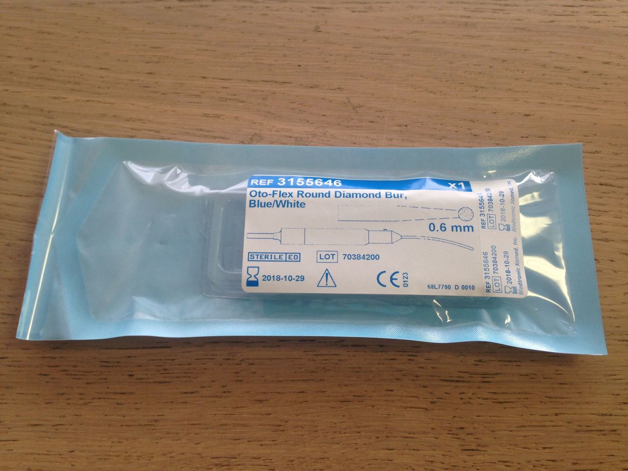 BUR 3155646 OTO-FLEX .6MM DIAMOND BLUE/W