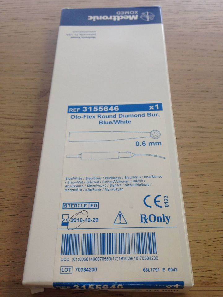 BUR 3155646 OTO-FLEX .6MM DIAMOND BLUE/W