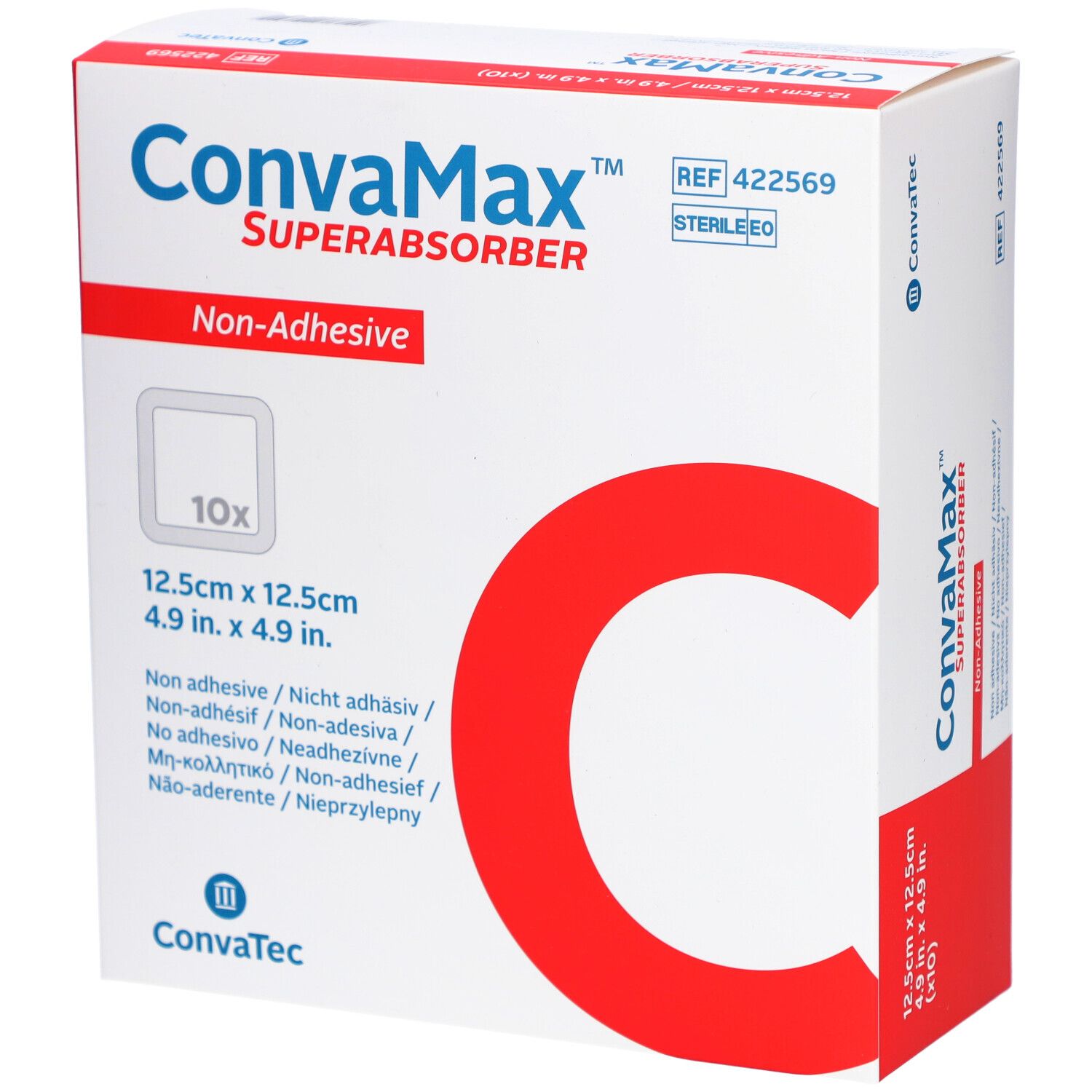 CONVAMAX Superabsorb 12.5x12.5cm ni adh 10 Stk