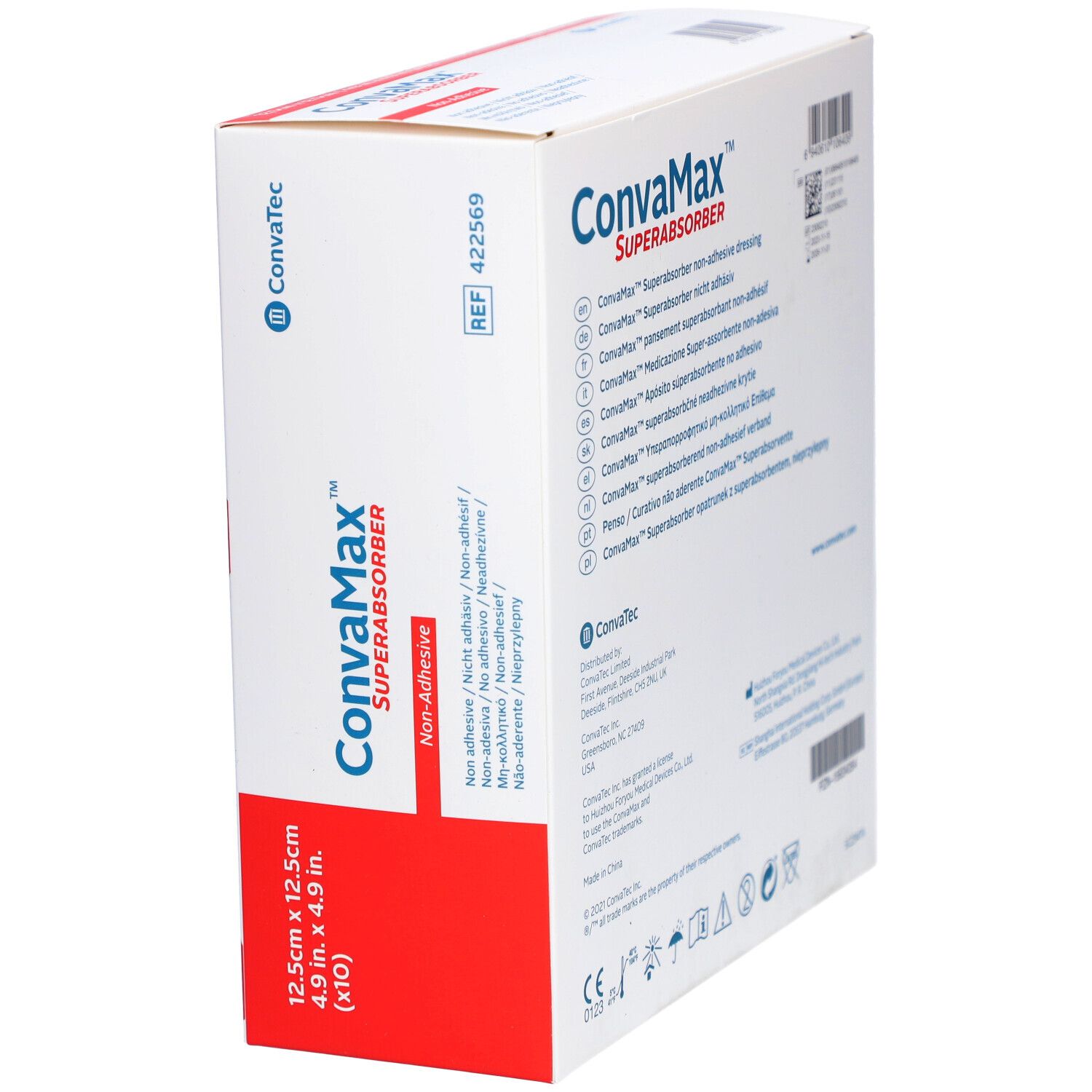 CONVAMAX Superabsorb 12.5x12.5cm ni adh 10 Stk