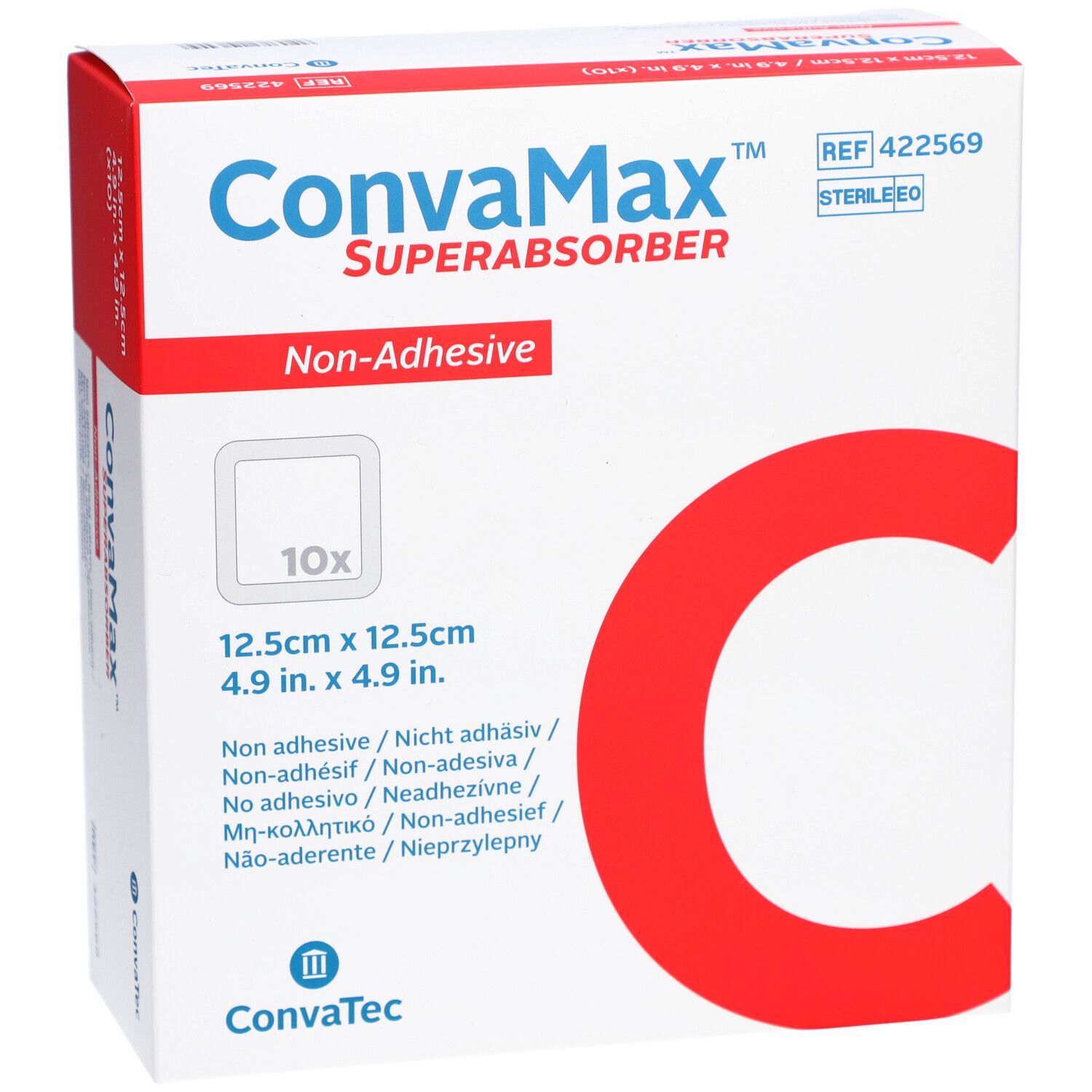 CONVAMAX Superabsorb 12.5x12.5cm ni adh 10 Stk