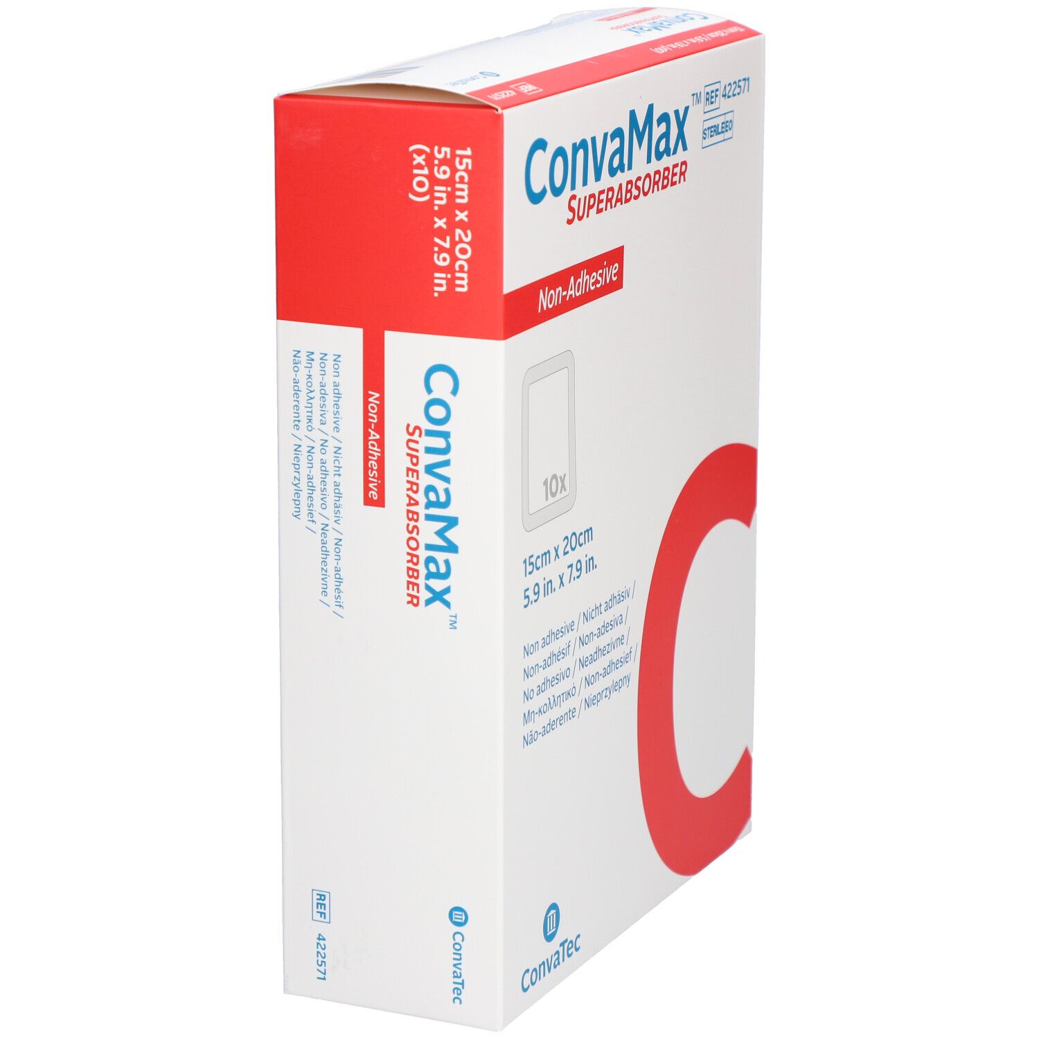 CONVAMAX Superabsorb 15x20cm nicht adh 10 Stk