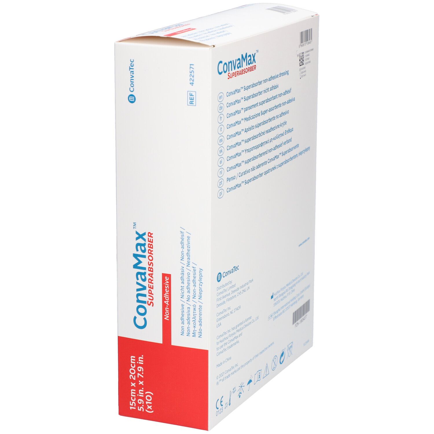 CONVAMAX Superabsorb 15x20cm nicht adh 10 Stk