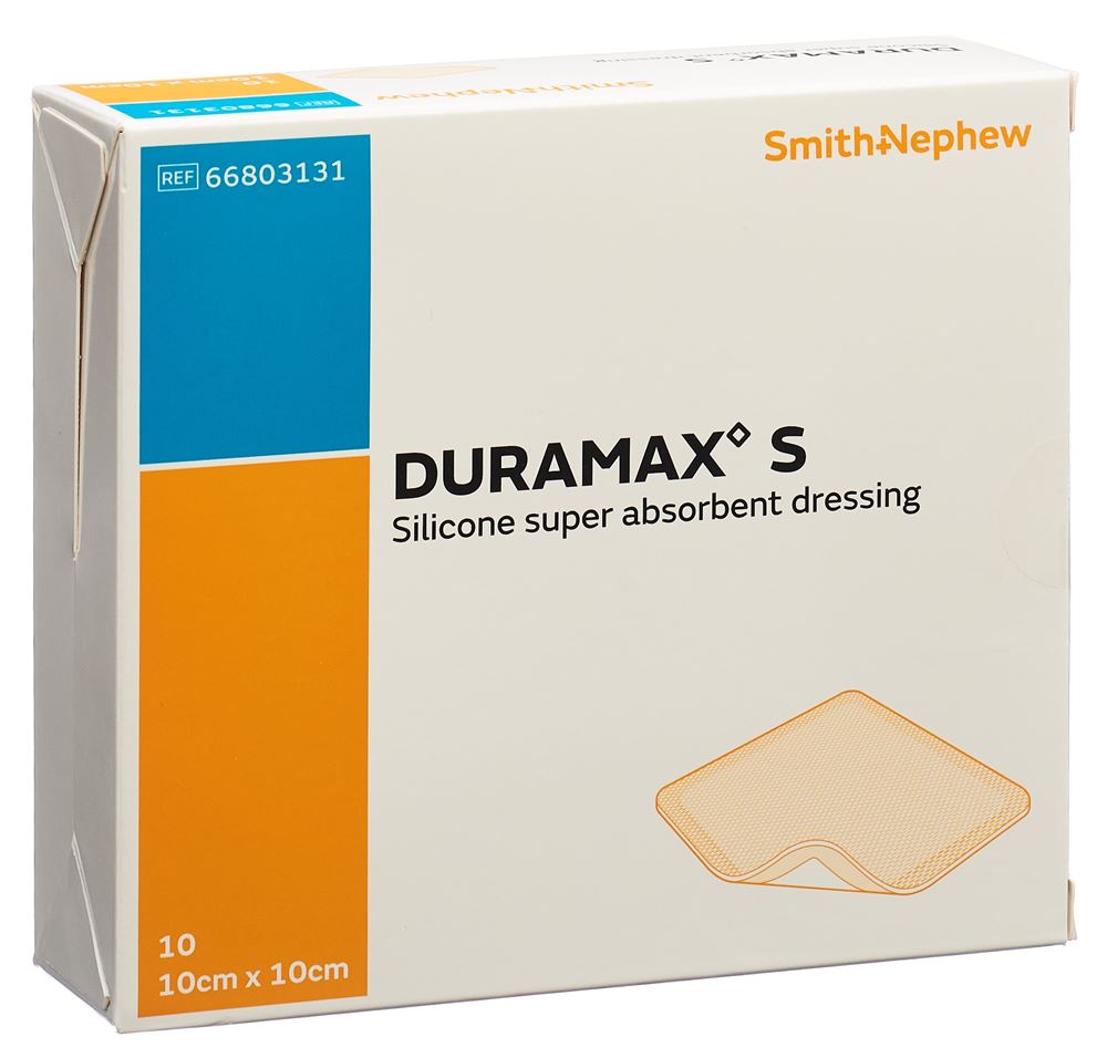 DURAMAX S Silikon-Superabsorber 10x10cm 10 Stk