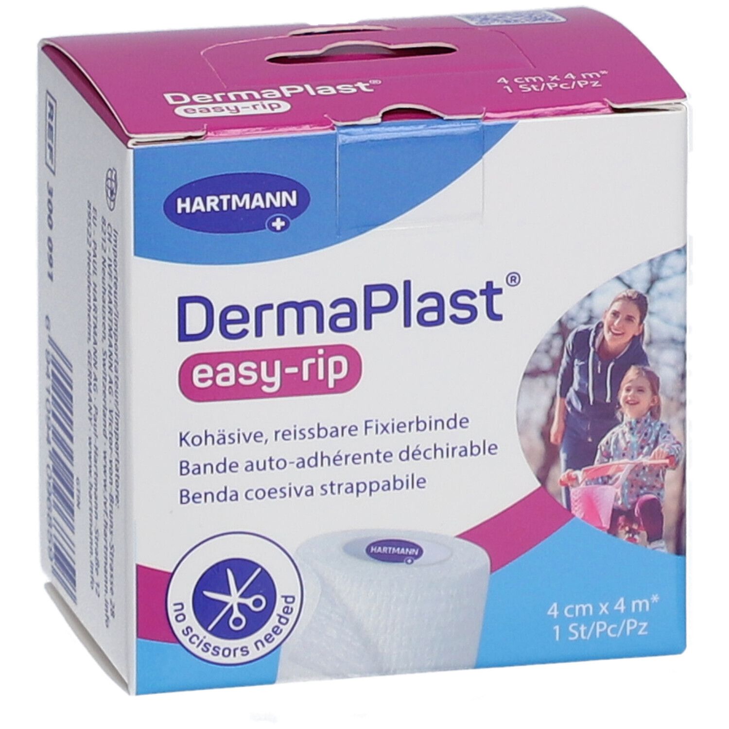 DERMAPLAST easy-rip 4cmx4m weiss