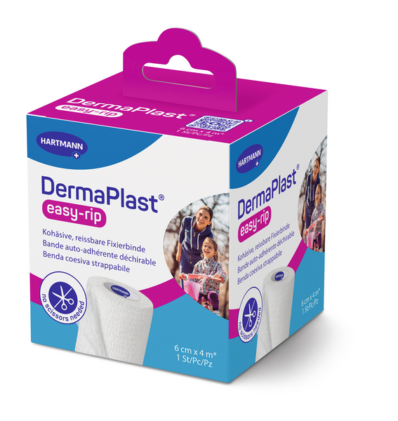 DERMAPLAST easy-rip 6cmx4m weiss