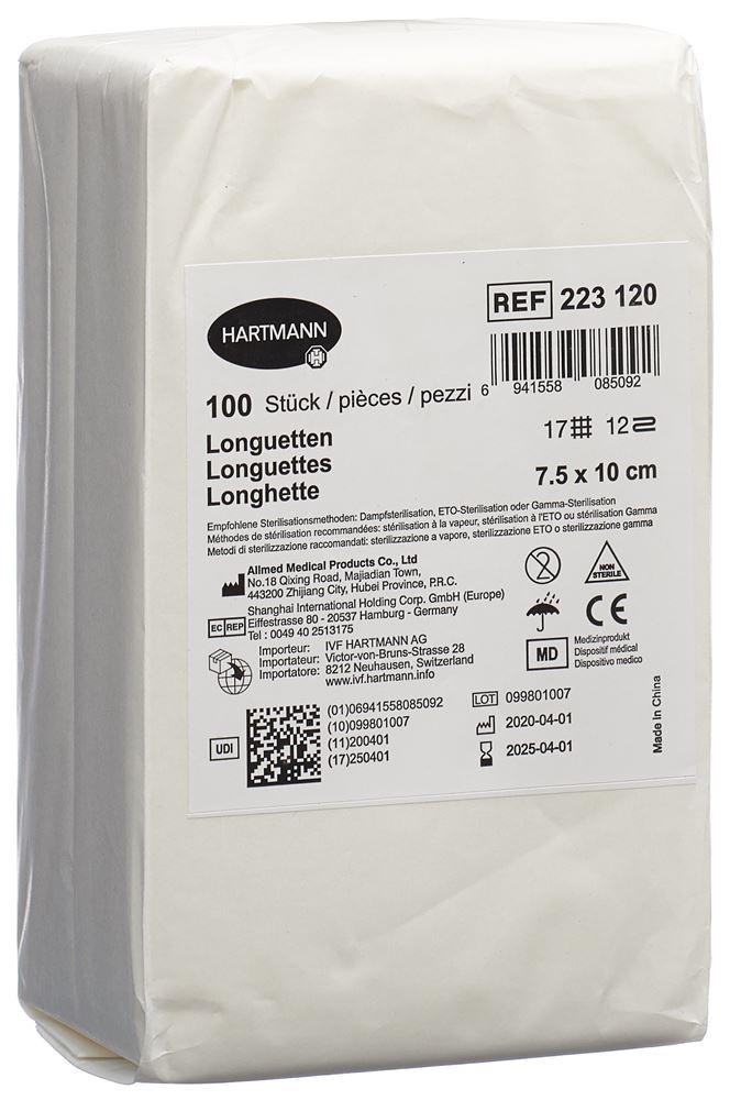 IVF Longuetten T17 7.5x10cm 12fach 100 Stk