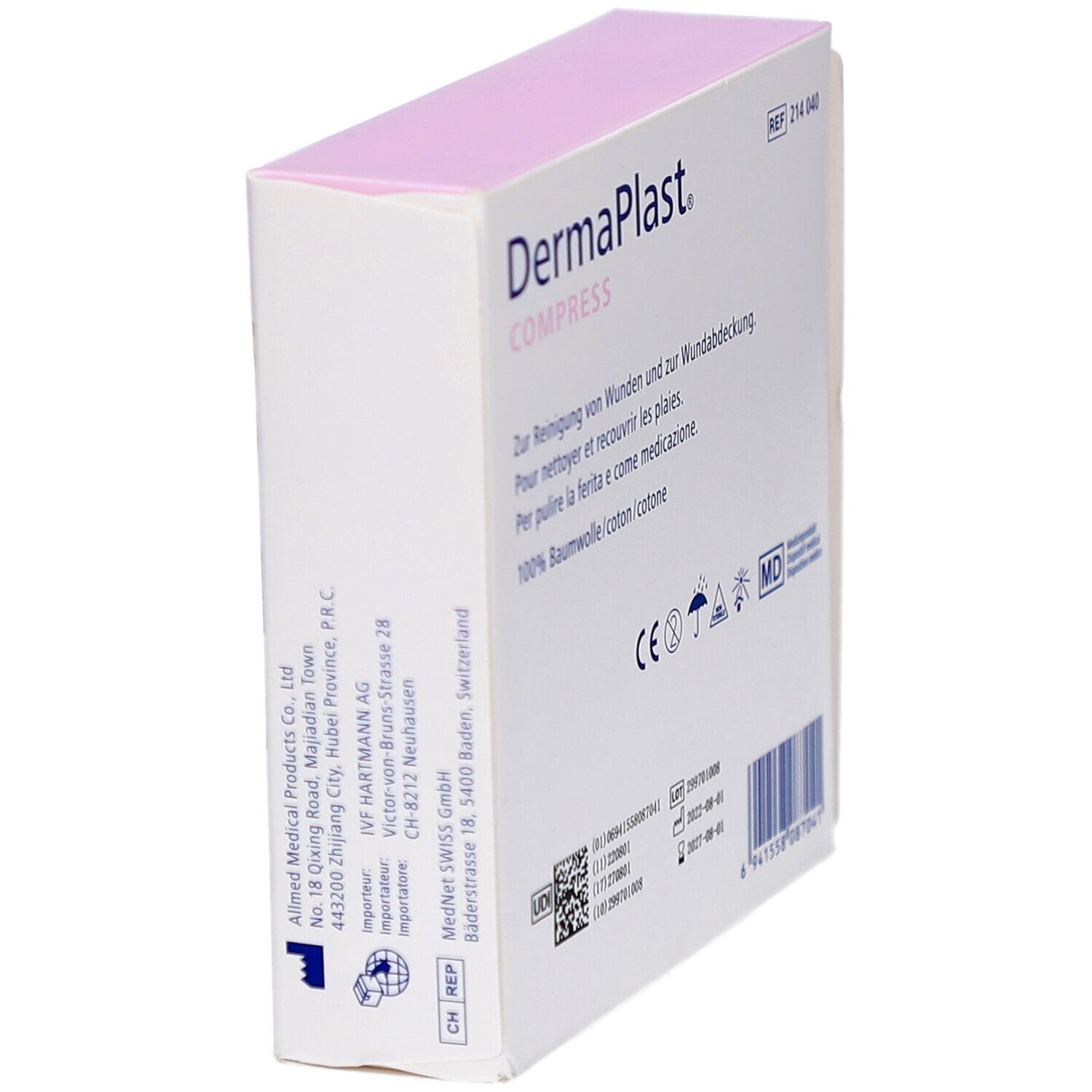DERMAPLAST Compress 10x10cm Box 80 Stk
