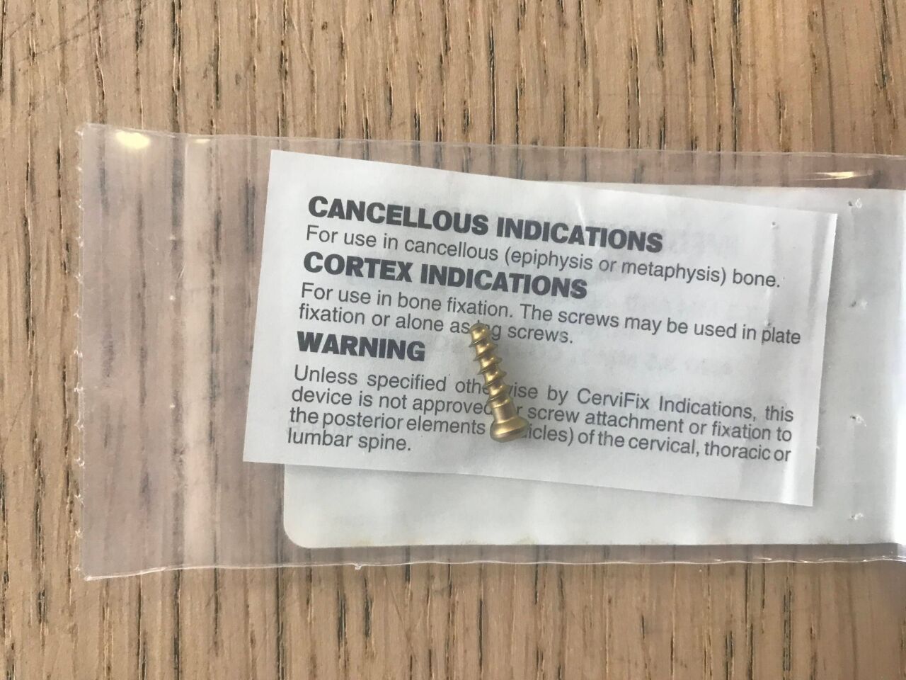 SCREW 6900514 VAS CANCELLOUS 3.5X14MM TI