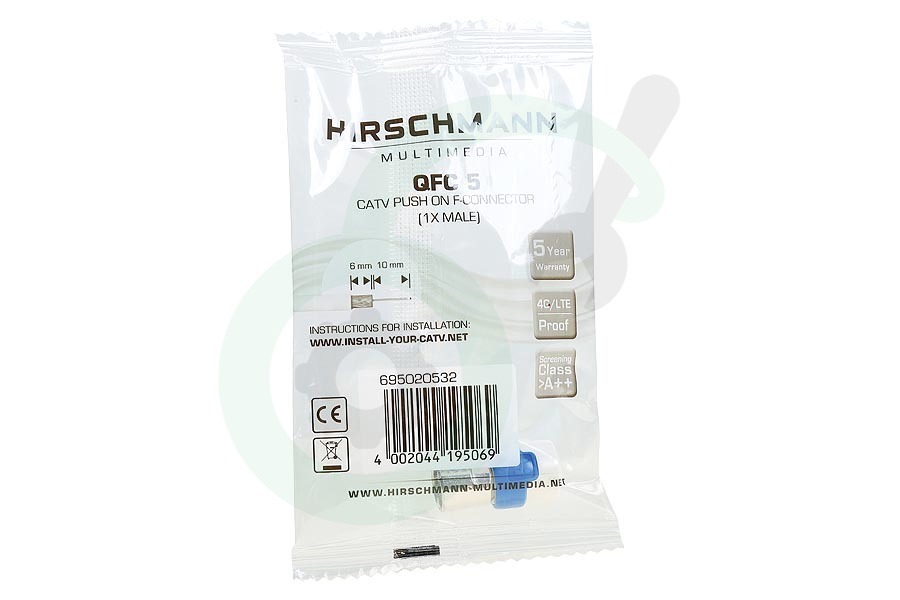CONNECTOR 6902200 ROD 3.2-5.5 TI
