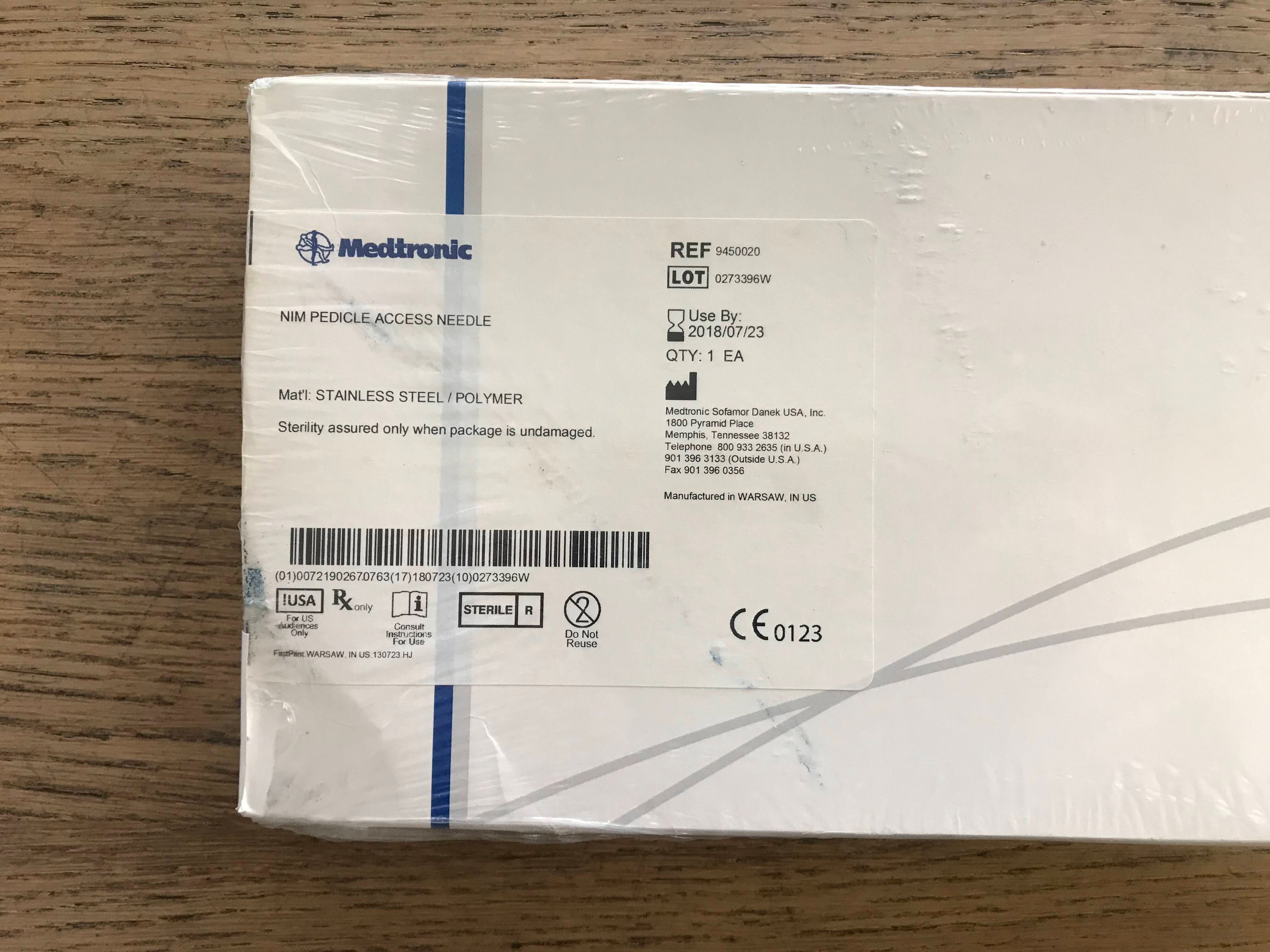 DISPOSABLE 9450020 NIM PEDICLE NEEDLE