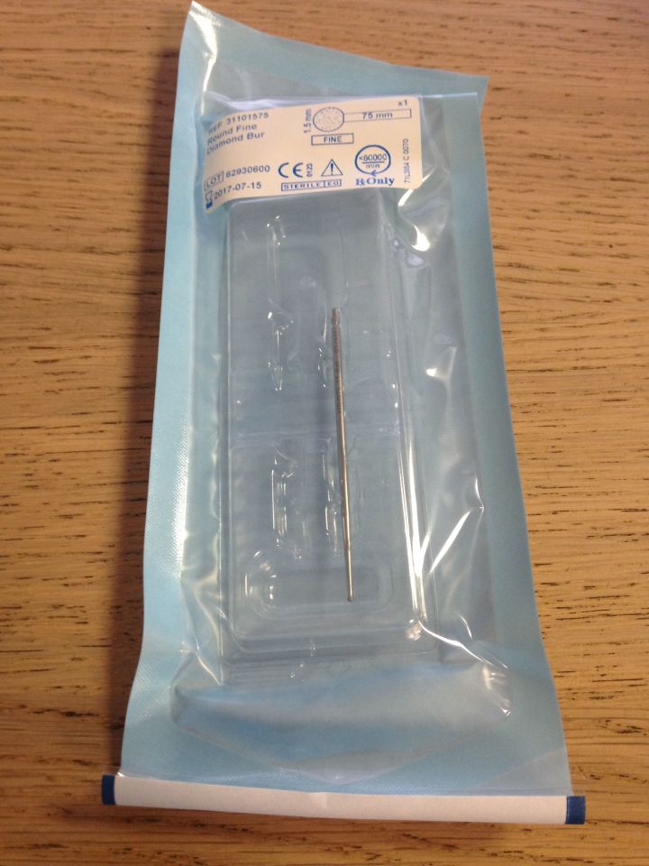 BUR 31101575 1.5MM 75MM L ROUND FINE DIA