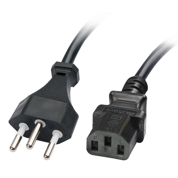 WIR-0066 EU BLK PCORD IEC320/C5 ROHS